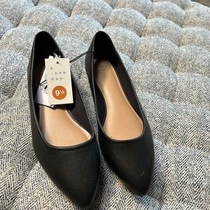 A new day black ballet flats